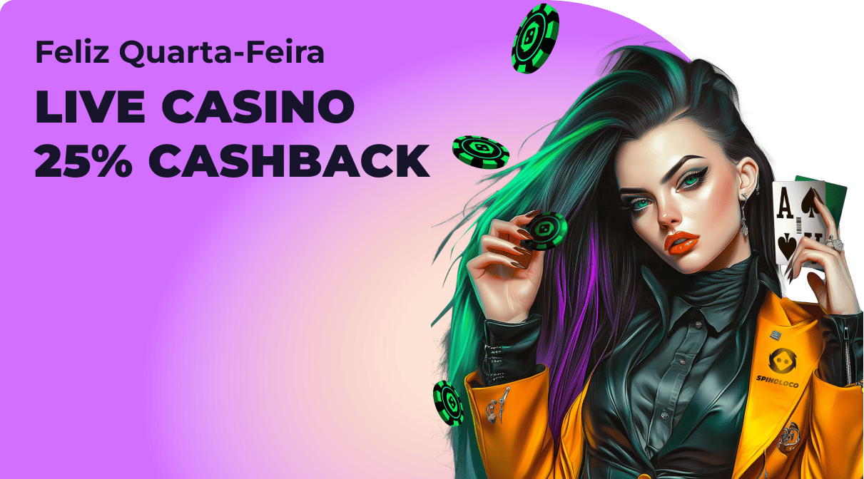 Ilustração de um programa de cashback num casino online